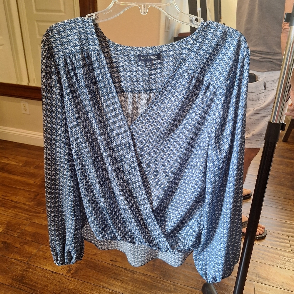 Max Edition XLP Wrap Blouse